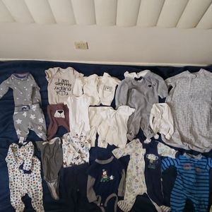 3/50$ 0-3 month boys cloths